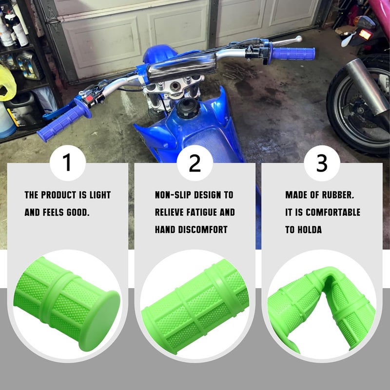 JXPANG Motorcycle Throttle Assembly,7/8" Quick Twist Throttle Grips with Throttle Cable Aluminum Alloy Universal for CRF KLX SSR TTR 110 125 150 250cc Dirt Pit Bike ATV Mini Bike - Image 4